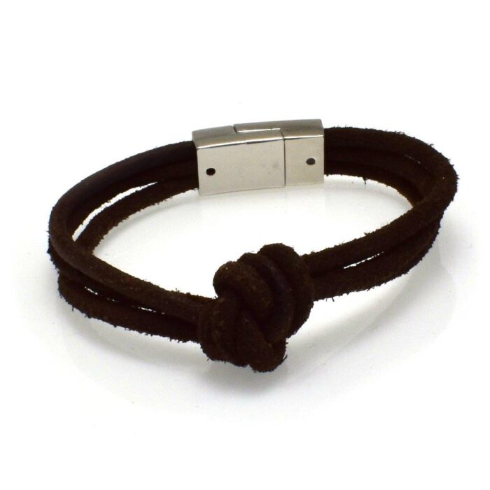 Nova läder armband svart