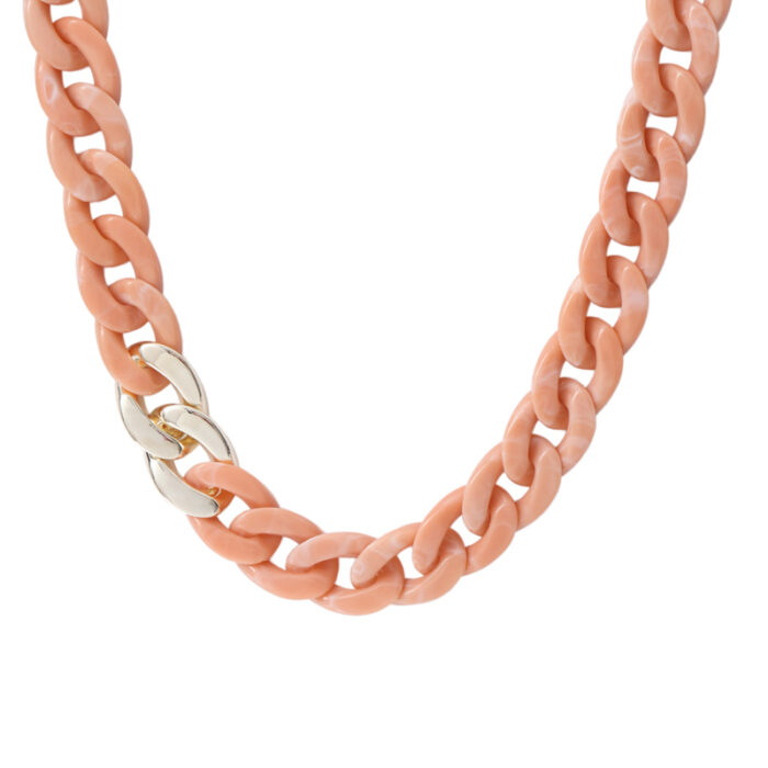 CHAN HALSBAND KORALLROSA