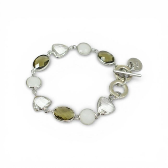 SLOANE ARMBAND MIX SAND/VITGULD