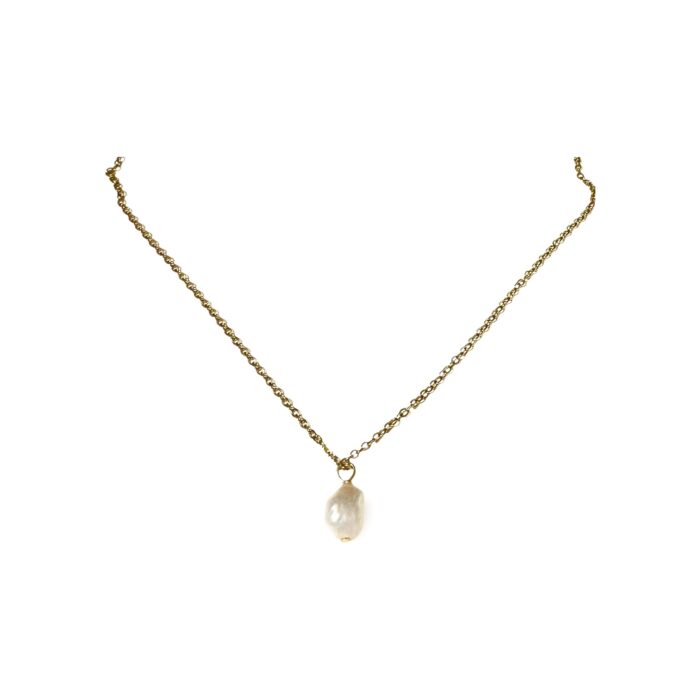 MOLLY HALSBAND VIT/GULD