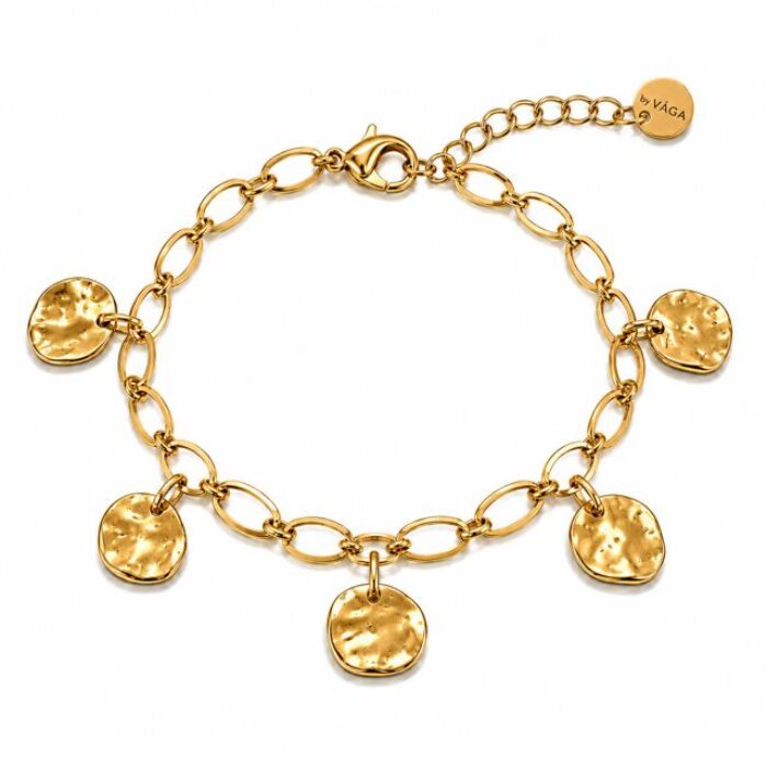 DEE KEDJEARMBAND STÅL/GULD