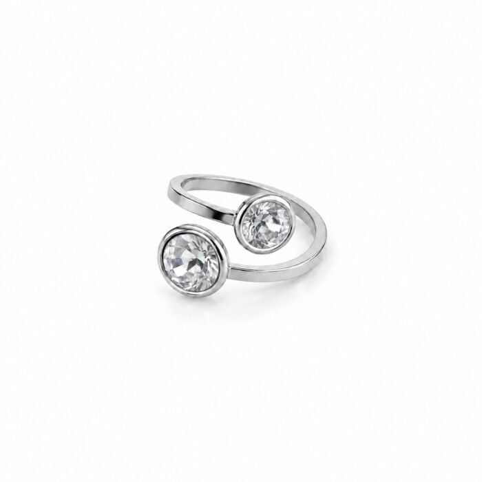 CRYSTAL RING KLAR/STÅL