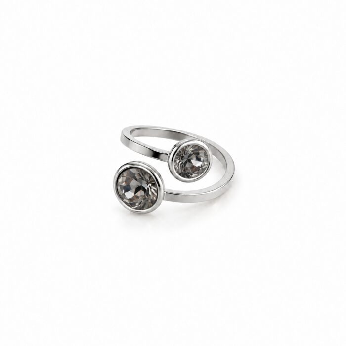CRYSTAL RING RÖKFÄRGAD