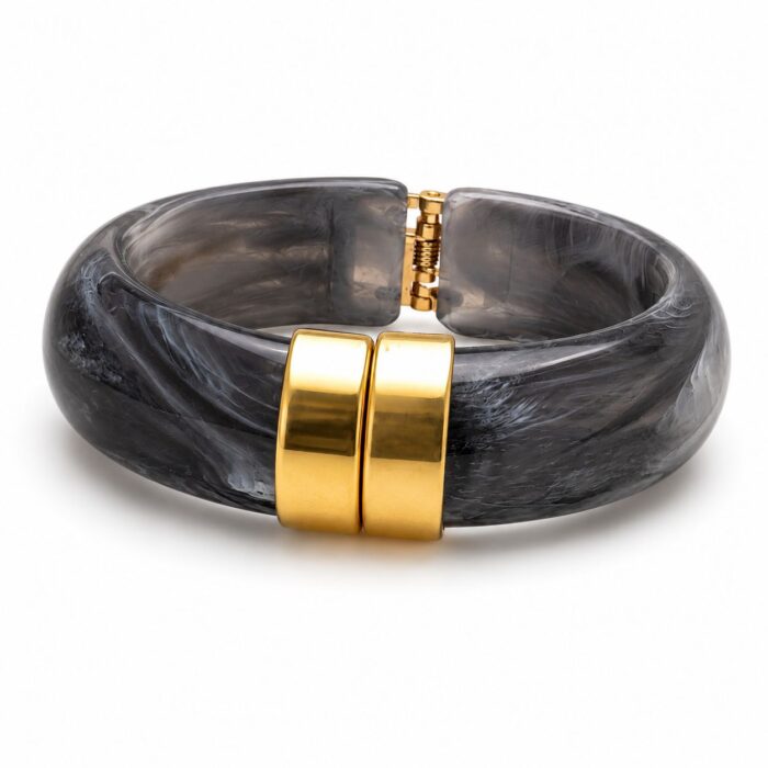 ILSE ARMBAND GRAFIT/GULD