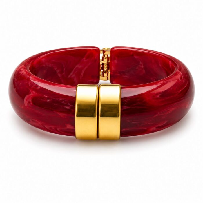 ILSE ARMBAND KÖRSBÄR/GULD