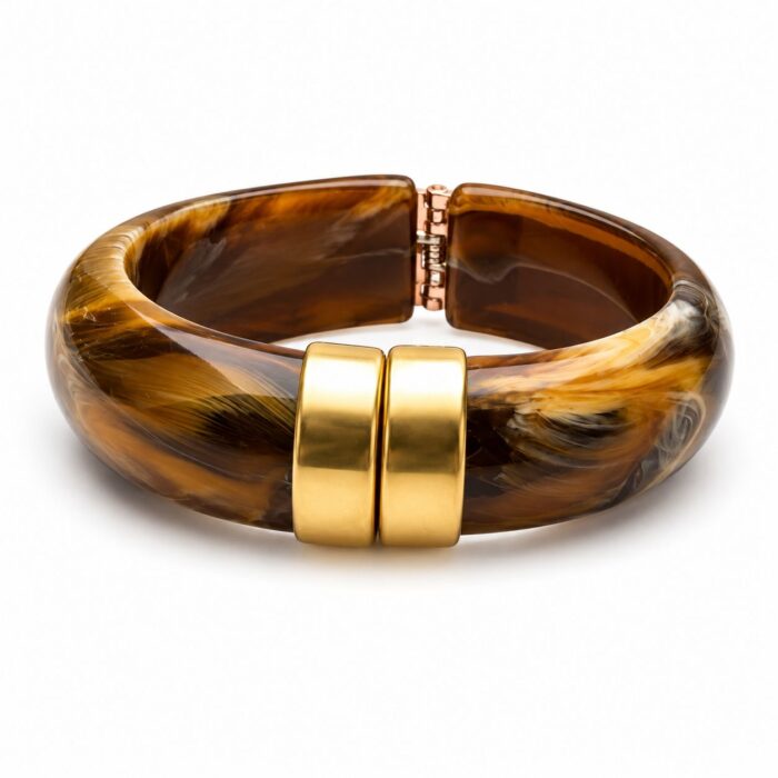 ILSE ARMBAND CHOKLAD/GULD